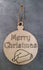 SET 2 PALLE di NATALE in legno con INCISIONE NATALIZIA decorazione casa REGALO - Articolo in legno - Decorazioni natalizie