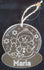 SFERA DI NATALE personalizzata con nome Pupazzo di neve e Albero di Natale Decorazione albero casa SEGNAPOSTO NATALIZIO originale - Articolo in Plexiglass - Decorazioni natalizie