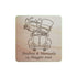 SOTTOPENTOLA legno Bomboniera Matrimonio personalizzata originale Wedding sposi