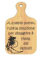 TAGLIERE Decorativo Accessorio cucina Idea regalo originale divertente compleanno - Articolo in legno - Taglieri decorativi