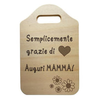 Tagliere decorativo personalizzato Idea regalo festa della mamma compleanno - Articolo in legno - Taglieri decorativi