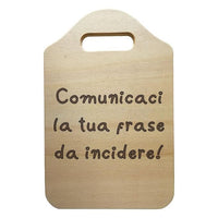Tagliere personalizzato con frase Idea regalo compleanno festa della mamma - Articolo in legno - Taglieri decorativi