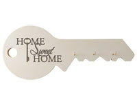 Portachiavi chiave in legno da muro o parete Regalo originale casa nuova Arredo home