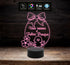 UOVO DI PASQUA con pulcino fiori e frase personalizzata IDEA REGALO originale Lampada a led 7 colori selezionabili Cambia colore con Touch Switch - Lampada LED - Pasqua