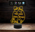 UOVO DI PASQUA con pulcino fiori e frase personalizzata IDEA REGALO originale Lampada a led 7 colori selezionabili Cambia colore con Touch Switch - Lampada LED - Pasqua