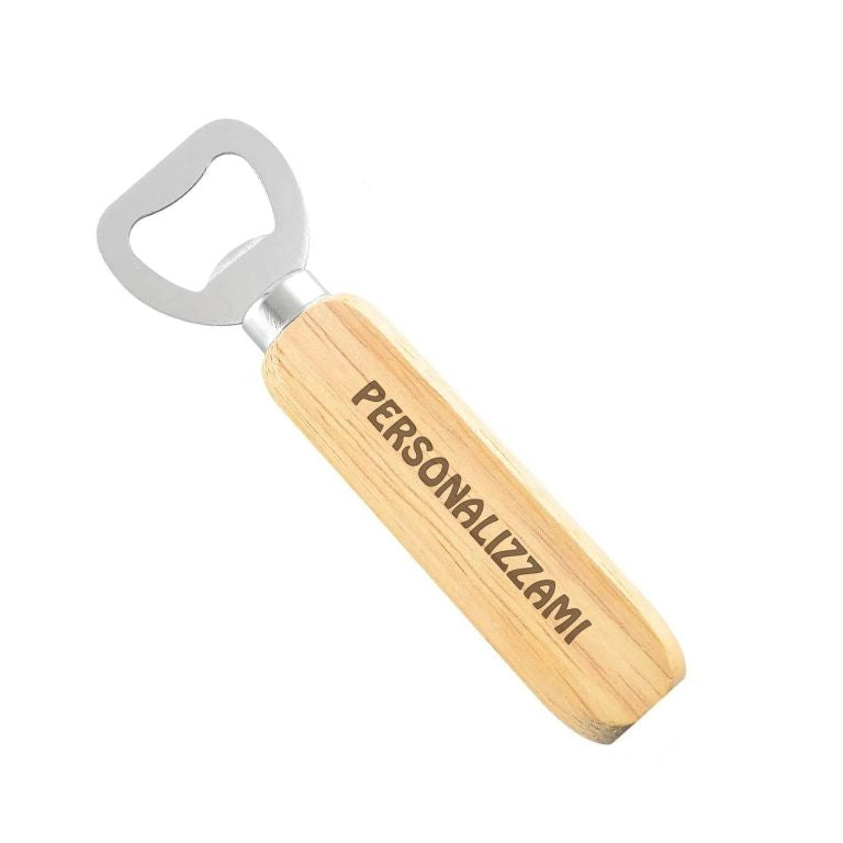 Apribottiglie in legno Personalizzato con magnete Idea regalo original –  Shop Ricomincio da tre