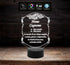 Arte sacra LAMPADA FUNERARIA FUNEBRE led 7 colori personalizzata luce sacra per cimitero o casa con alimentatore e cavetto usb - Lampada LED - Funebri