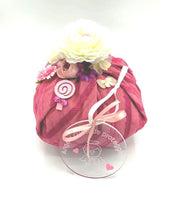 Capoculla + bon bon decorativo Regalo nascita bambina neonato per passeggino e cameretta