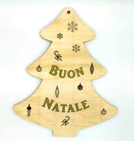 FUORIPORTA natalizio in legno Albero di Natale Fuori porta Decorazione casa Regalo originale