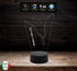 Lampada led danza classica REGALO BALLERINA personalizzabile con nome da scrivania