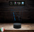 Lampada led danza classica REGALO BALLERINA personalizzabile con nome da scrivania