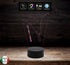 Lampada led danza classica REGALO BALLERINA personalizzabile con nome da scrivania