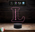 LAMPADA led personalizzabile con NOME 7 colori selezionabili con touch Idea regalo compleanno San Valentino