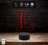 LAMPADA led personalizzabile con NOME 7 colori selezionabili con touch Idea regalo compleanno San Valentino