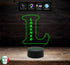 LAMPADA led personalizzabile con NOME 7 colori selezionabili con touch Idea regalo compleanno San Valentino