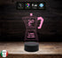 Regalo amica vicina di casa LAMPADA LED 7 colori MOKA Macchina da caffè Decorazione casa cucina personalizzabile