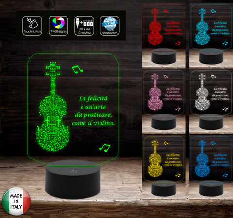 Lampade led strumenti musicali