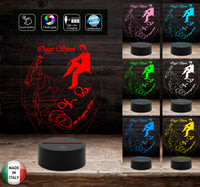 Bomboniera gadget MATRIMONIO Segnatavolo sposi lampada led wedding personalizzabile