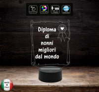 FESTA DEI NONNI Idea Regalo originale anniversario Pergamena con frase