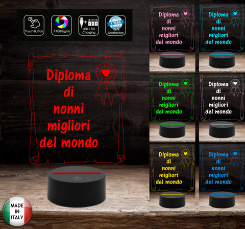 Lampade led Festa dei nonni