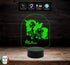 LAMPADA unicorno personalizzabile con nome Regalo bambina per cameretta Luce da notte a led