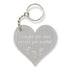 3 PEZZI Portachiavi cuore con frase personalizzata Regalo colleghe amiche Natale Compleanno Porta chiave originale