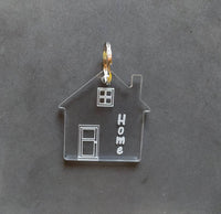 Portachiavi casa home per lui e per lei in plexiglass Porta chiavi originale Idea regalo Natale