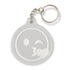 Idea regalo compleanno anniversario portachiave uomo donna EMOTICON Faccine BACIO Portachiavi originale in plexiglass