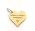 PORTACHIAVE CUORE in legno Regalo originale NATALE nonna FESTA DEI NONNI