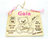 QUADRETTO nascita neonato personalizzabile in legno Idea regalo bambina originale per cameretta