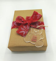 ORSETTO da appendere per albero di NATALE Decorazione natalizia PRIMO NATALE Regalo nascita neonato bimbo bambina