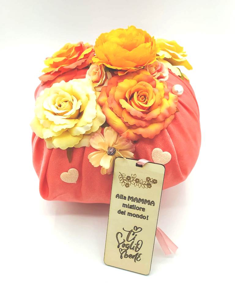 Segnalibro + bon bon Pouf con fiori Regalo compleanno Festa della mamm –  Shop Ricomincio da tre