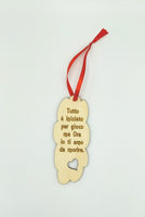 Segnalibro in legno Regalo San Valentino Anniversario personalizzabile con frase Bomboniera segnaposto matrimonio