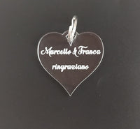 SEGNAPOSTO MATRIMONIO Idea originale e personalizzabile Cuore portachiave Regalo ospiti