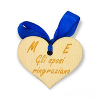 30 pezzi SEGNAPOSTO personalizzato per MATRIMONIO Cuore in legno Wedding Ricevimento Tavolo