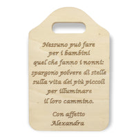 FESTA DEI NONNI Idea Regalo originale compleanno Tagliere decorativo con frase personalizzata Accessorio cucina Decorazione casa