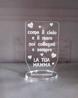 Targhetta personalizzabile con frase Regalo originale San Valentino Compleanno Laurea